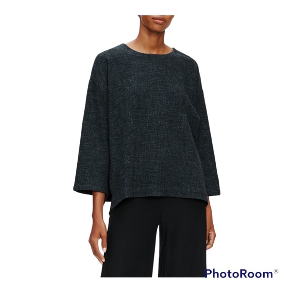 Eileen Fisher Roundneck Bracelet 3/4Sleeve  Blouse/Top. Size S/P - Picture 1 of 11